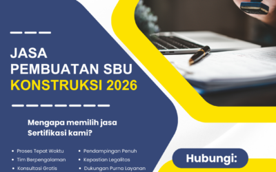 Jasa Pembuatan SBU Konstruksi 2026 | Cepat dan Terpercaya